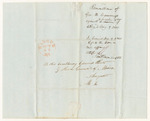 Remonstrance of George W. Cummings against the formation of a new Regiment in the 2nd Brigade 9th Division