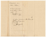 Communication from Joshua Patterson, relating to his bill for services as Inspector of the State Prison