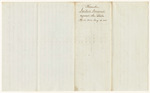 Account exhibited by Artemas Kimball, Keeper of the Prison for the support of Prisoners therein confined on charges of crimes or offences against the State from April 28th to August 10th 1841 inclusive