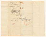 Account of Stephen D. Danielson for arresting Charles Sargent