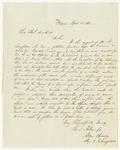 Letter from Alden Crosby, attorney to Nathan Longfellow, relating to his case and petition