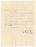 Letter from Asa Perkins, W.R. Keith, and Elisha Snow on the conduct of James Lunt at the State Prison