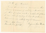 Certificate of Benjamin Carr, Warden, on the conduct of James Lunt at the State Prison