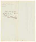 Account of Joseph Burton, for services in the Secretary of States Office
