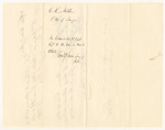 Account of C.R. Miller, Postmaster of Bangor, for postage on public letters