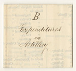 Vouchers from the Account of Isaac Hodsdon, for Expenditures on Artillery during 1841