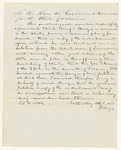 Communication from Seth May in favor of the pardon of Benjamin Hodges