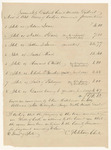 Bills of Cost at the District Court for the Middle District in Somerset County, November Term 1841