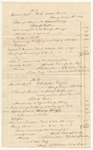 Bills of Cost at the District Court for the Eastern District in Aroostook County, January Term 1842