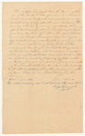 Letter from Lore Alfred, relating to the petition of Joseph Polis for funds to rebuild his home