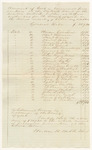 Bill of Costs at the District Court for the Western District in Cumberland County, February Term 1842