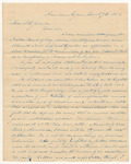 Letter from Lewis Weld, Principal at the Hartford Asylum, in favor of the readmission of Hiram D. Hunt