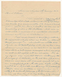 Letter from Lewis Weld, Principal at the Hartford Asylum, in favor of the admission of Olivia J. Record