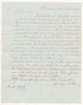Communication from George Cobb in favor of the petition of Charles Chipman for his daughter to attend the American Asylum at Hartford