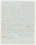 Communication from Dominicus Jordan relating to Charles Chipman's daughter's admission to the American Asylum at Hartford
