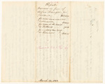 Report 170: Report - Warrant in Favor of Alfred Redington for Powder, for Colors, and Musical Instruments, for Labor at the Arsenal at Portland, for Erecting the Gun House at Thomaston
