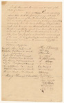 Petition of Joseph Povis, one of the Penobscot Tribe, requesting funds to rebuild his house after a fire