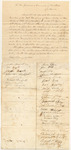 Petition of Moses S. Fox for disbanding a Company of Infantry in the Town of Porter