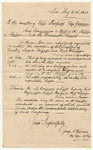 Maj. Gen. George A. Warren's representation in favor of disbanding the "A" Company of Cavalry in the 2nd Brigade, 1st Division, and the "A" Company of Light Infantry in the 1st Regiment, 2nd Brigade, 1st Division