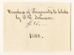 Vouchers of Payments to Clerks by P.C. Johnson, 1842