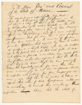 Petition of Col. Caleb and Major Dennis Marr for the disbanding of the "A" Company of Riflemen and "B" Company of Infantry in the 1st Regiment, 1st Brigade, 2nd Division