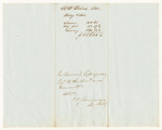 Account of R.F. Perkins, Post Master, for postage bills