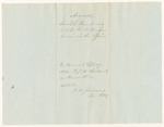 Account of Samuel L. Harris, William B. Hartwell, for service in the Office of the Secretary of State