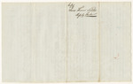 Account exhibited by James Thomas, Under Keeper of the States Gaol at Alfred in the County of York, of the expenses incurred for the support of poor prisoners therein committed upon a charge or conviction of crimes against the State of Maine charged to the State from February 23rd to May 24th 1842