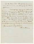 Petition of Albert Perkins that B Company of Artillery in Kennebunk be disbanded