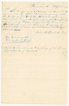 Petition of Charles W. Kimball for disbanding the Artillery Company in Kennebunk