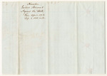 Account exhibited by Lewis D. Moore, Keeper of the Prison in Augusta County of Kennebec, for the support of Prisoners therein confined on charges of crimes or offences against the State from April 30th to September 2nd 1842