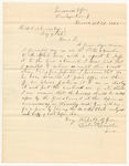 Communication from Charles P. Chandler, relating to an error in his account as Treasurer of Piscataquis County