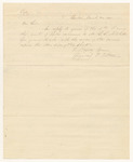 Oliver Pelton's Account and Letter related to the Citizens Bank of Augusta