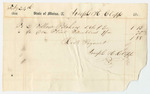 Receipts from the Account of Gilman Turner, Superintendent of Public Buildings