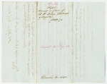 Report 366: Report - Warrant in Favor of R.F. Perkins, Postmaster of Augusta