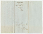 Account of G.S. Smith, Washington County Treasurer, for 1841
