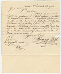Receipts from the 1842 Account of A. Redington, Acting Quarter Master General, for the Gunhouse in Thomaston
