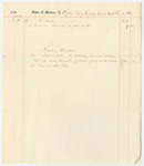 1842 Account and Receipt of A. Redington, Acting Quarter Master General, for Artillery Harnesses