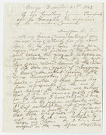 Communication of Reverend Thomas D. Sullivan, relating to compensation for his services as Priest to the Penobscot Tribe