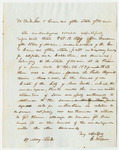 Communication of E. Wilson, relating to the claim against Forster Bryant in the hands of Mr. Crist of New York City