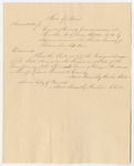 Order that the Clerk notify the Governor, Council, and Treasurer of the insufficiency of the Official Bond of Eleazer Packard as Sheriff of Aroostook County