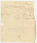 Letter from Benjamin H. Burrell, Overseer of the Wheelrights Department at the Maine State Prison, relating to William Dyer