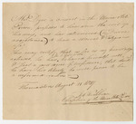 Certificate of Joseph C. Washburn, Chaplain of the Maine State Prison, on the conduct of William Dyer in Prison