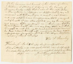Communication from William S. Stanley, on the health of William Dyer in the State Prison