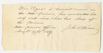 Certificate of John O'Brien, State Prison Officer, on the conduct of William Dyer in Prison