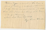 Certificate of Benjamin Carr, State Prison Warden, on the conduct of William Dyer in Prison