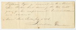Certificate of Joel Miller, State Prison Warden, on the conduct of William Dyer in Prison