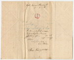 Communication from James Hersey the 3rd, in relation to the election of Benjamin Libby to the office of Lieut. of the 