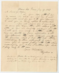 Communication from Benjamin Carr in relation to the pardon of James Classon