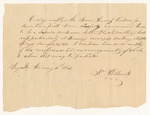 Note from Jonathon Philbrook, in relation to James Classon